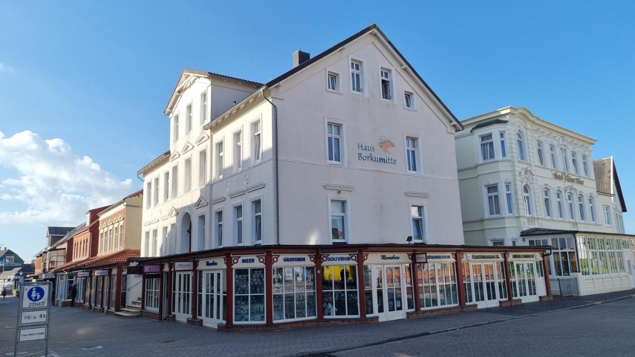 Haus Borkumitte Appartement Luettje Hoern ภายนอก รูปภาพ
